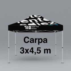 Carpa con tela de bandera 3X4,5 m